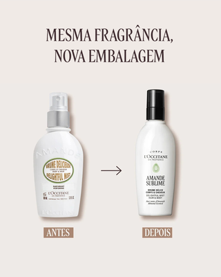 Mist Perfumado Corpo e Cabelo Amande Sublime 100mL | L'Occitane en